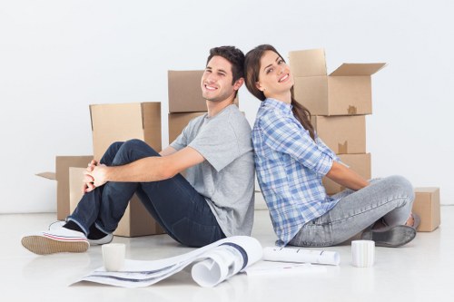 Removal team planning a flat move in Maida Vale near a period apartment block