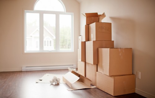 Packing and preparation for storage in Maida Vale